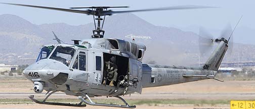 Bell UH-1N Huey BuNo 158559 of Marine Light Attack Training Squadron 303 Atlas, Mesa Gateway Airport, March 11, 2011